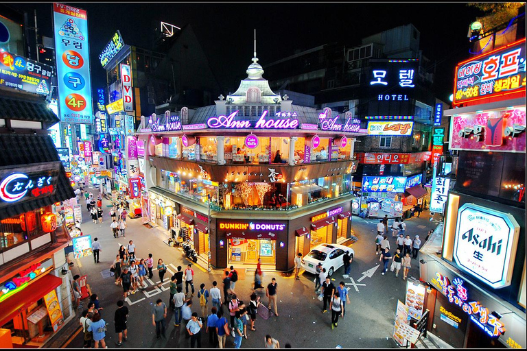 Seoul Night Tour Myeongdong, Han River Yacht Cruise, Itaewon