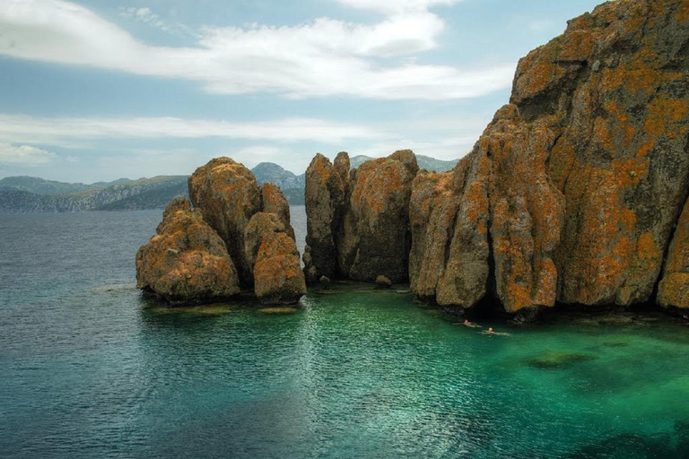 Desde Icmeler: Excursión en barco por la costa turca del Egeo con almuerzo