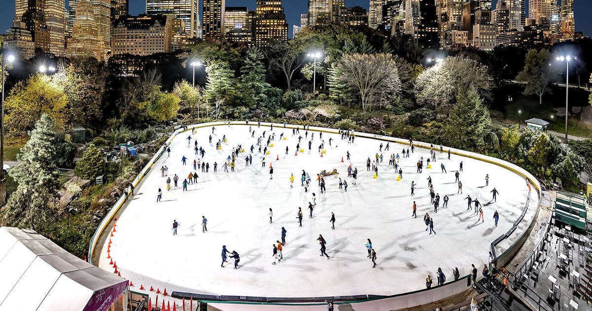 NYC Ingressos para patinação no gelo no Central Park no Wollman Rink