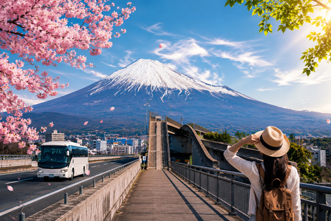 JAPAN Route-1:Nagoya to Mt. Fuji to Tokyo One-Way Day Tour Japan Route 1: Tokyo to Mt. Fuji to Nagoya One-Way Day Tour