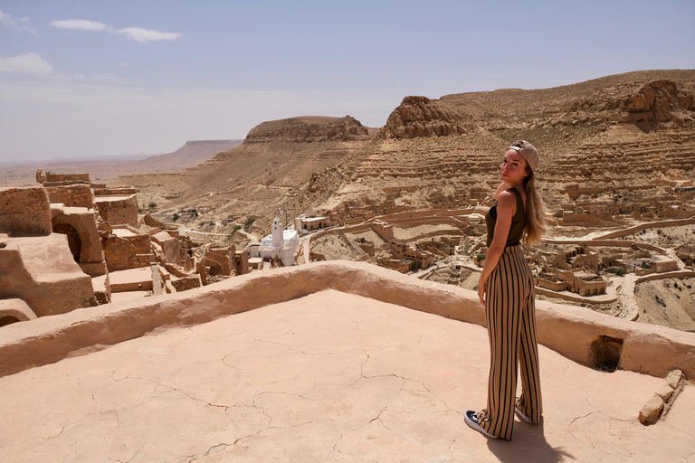 Tour Tataouine Ksar Ghilane e Matmata com um noturno em barraca