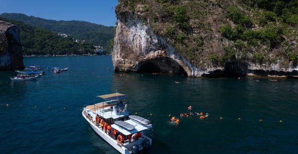 Puerto Vallarta: Snorkeling Sightseeing Tour in the Arcos de Mismaloya and Paredón