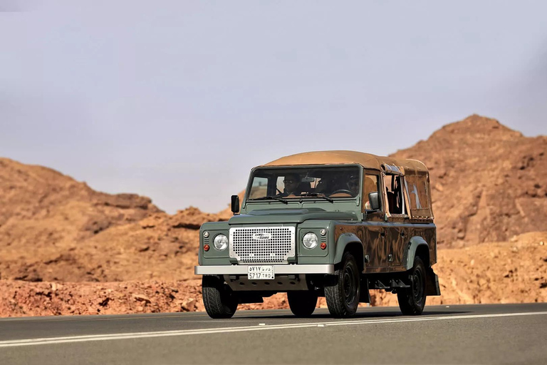 Private Dadan Ancient Tour in a Vintage Land Rover