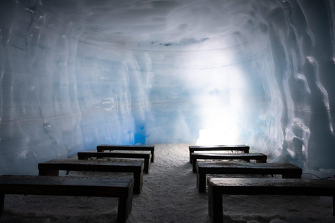 Húsafell : Visite de la grotte de glace du glacier Langjökulll