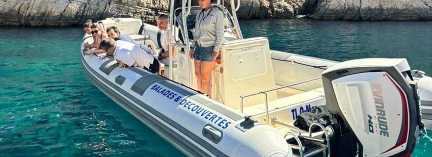 La Ciotat : sortie en bateau vers la crique du Var/Embiez et plongée avec tuba