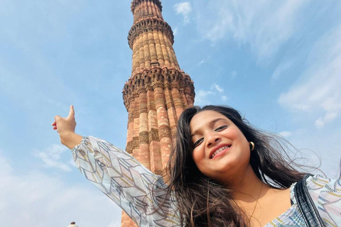 Visite guidée d'une jounée des monuments de Delhi avec guide et transferts