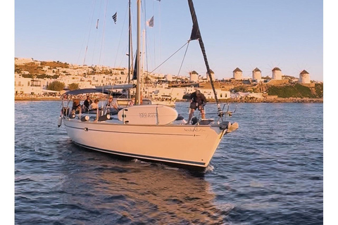 Mykonos Golden Hour Sailing with Lunch & Transfers