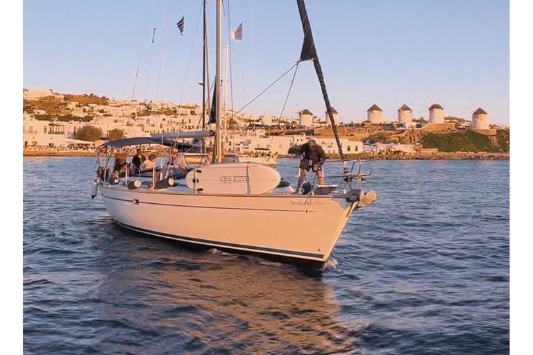 Mykonos Golden Hour Sailing with Lunch & Transfers
