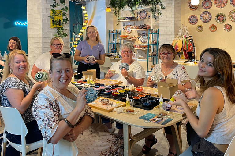 Fortitude Valley: Mosaic Lamp Making Workshop Moon Lamp