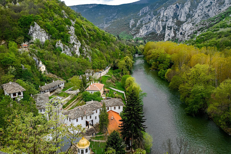 Sofia: Iskar Gorge Waterfall, Monastery, & Wine Picnic Romantic Private Day Tour from Sofia with Hotel Pickup