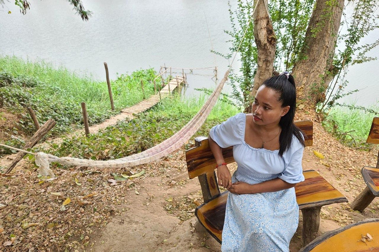 Visita a la isla del Mekong en la ciudad de Phnom Penh con Lina