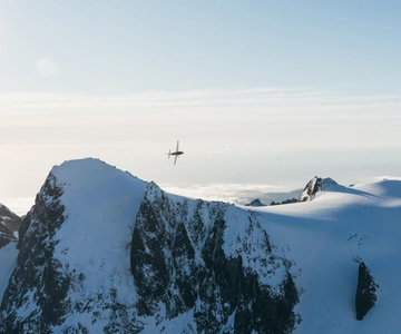 Vanuit Queenstown: Scenic Flight en begeleide wandeling op de gletsjer van Josef