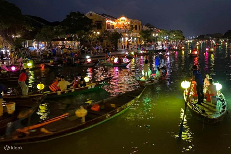 Hoi An Stadtführung - Bootsfahrt &amp; Freilassen der BlumenlaterneTour teilen: Da Nang Abholung