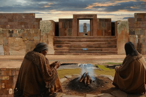 Visite guidée partagée des ruines de Tiwanaku