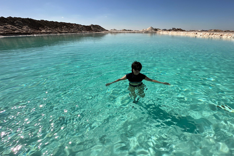 From Cairo: Sulfur & Salt Lake Swim, Safari, Siwa Oasis Tour Small Group Tour from Alexandria