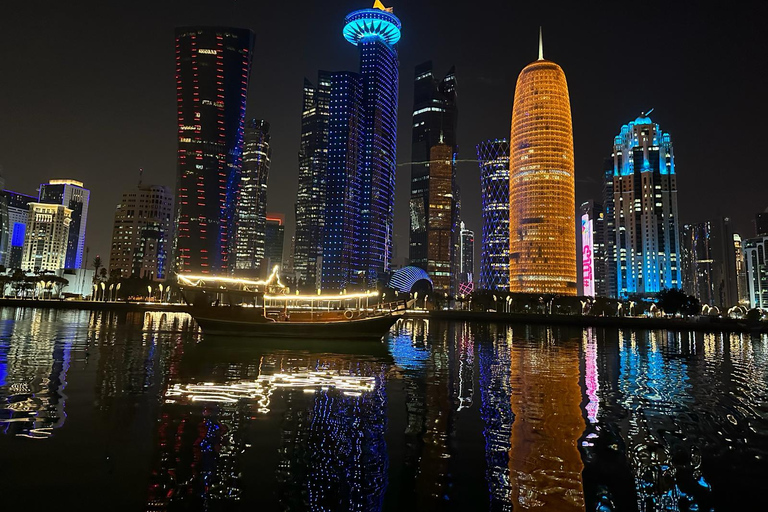 Doha: Tour nocturno privado de la ciudad con Souq Waqif y Corniche