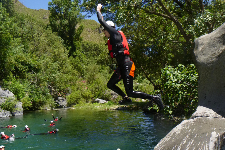 Canyoning and bodyrafting in the Alcantara River