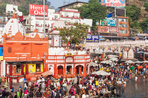 Privat tur: Haridwar &amp; Rishikesh samma dag tur från Delhi