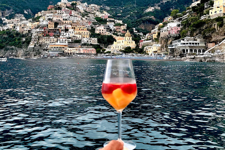 Boat trip from Amalfi: Party boat with music and drinks