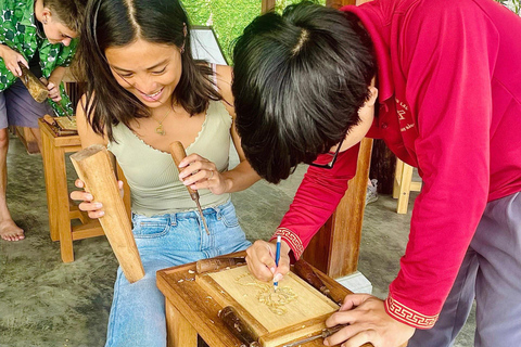 Hoi An: 3-godzinna lekcja rzeźbienia w drewnie z lokalnym artystą