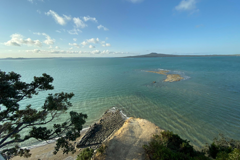 Auckland: Tour de la ciudad con cata de vinos y playa de arena negra