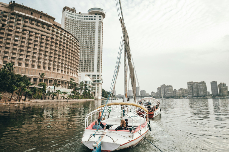 Caïro: Zonsondergang Felucca Tocht en culinaire tour met privé gidsPrivé optie