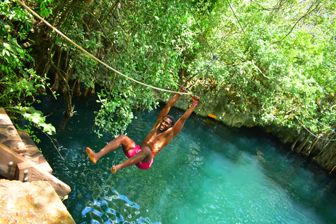 Cancun: Dynamische Highlights Tour mit ATV, Cenote & ZiplinesDOPPEL-ATV VON TULUM