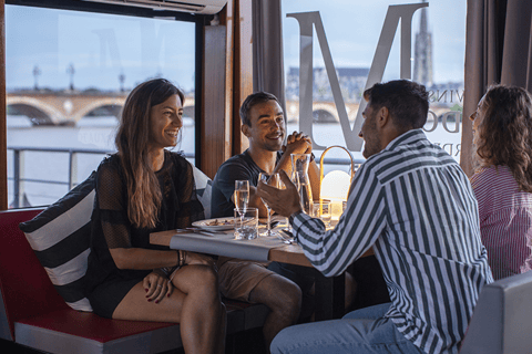 Bordeaux: Lunch Cruise Bordeaux 2-hour Lunch Cruise - Estuary Menu