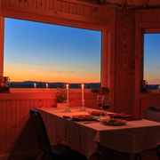 Fairbanks: Spätes Abendessen in der Jurte und Nordlichter