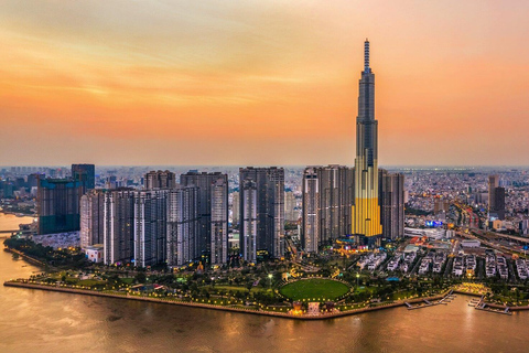 Tour de la ciudad de Saigón por la mañana en coche