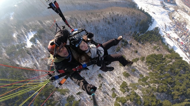 Brașov: Poiana Brașov Tandem Paragliding Flight