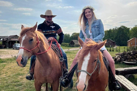 Łagów: Reiten im Landschaftspark Łagów