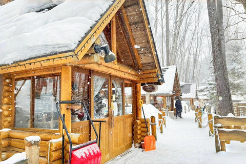 Sapporo: Asahiyama Zoo, waterval en Blue Pond Tour8:10 uur: ontmoeting bij de noordelijke uitgang van JR Sapporo Station