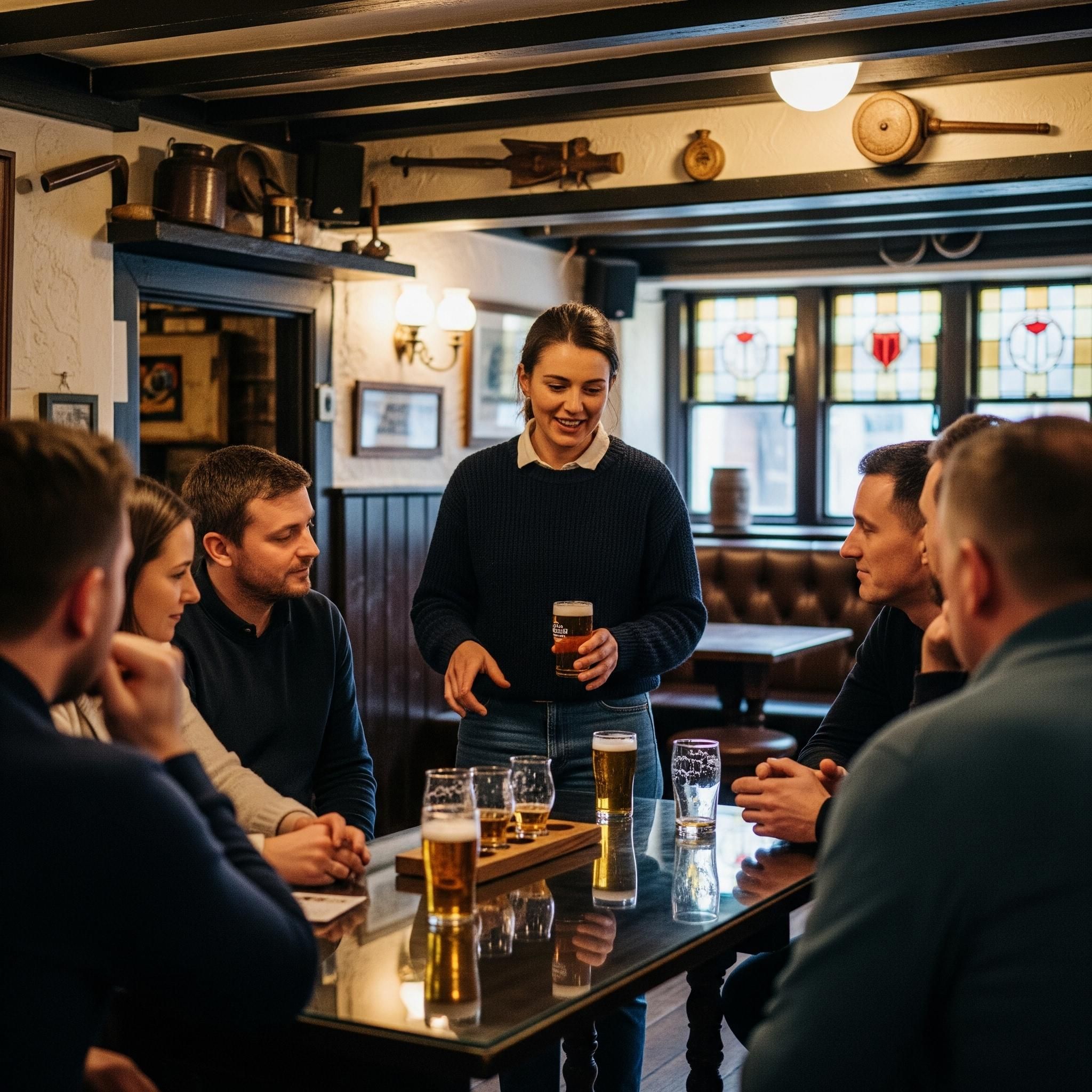Glasgow: Pub-Geschichtstour mit Bier- und Cidre-Verkostung