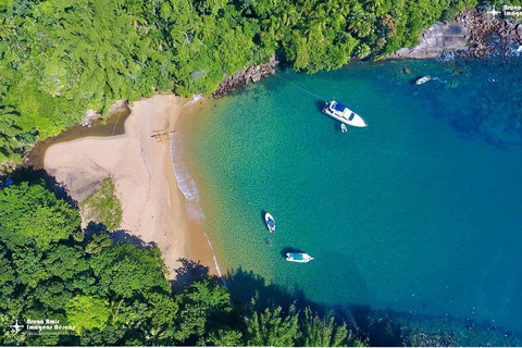 Rejs żaglówką w UbatubaWycieczka żaglówką w Ubatuba