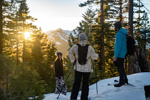 Sunset Snowshoe Guided Hike