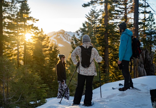 Visit Sunset Snowshoe Guided Hike in Lake Tahoe, Nevada, USA