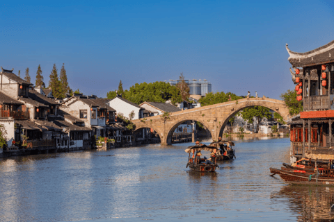 From Shanghai: Zhujiajiao Water Town Tour with Hotel Pickup