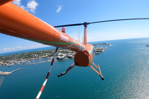 Key West: helikoptervlucht, optionele deuren uitgeschakeldKey West: helikoptervlucht - deuren uit