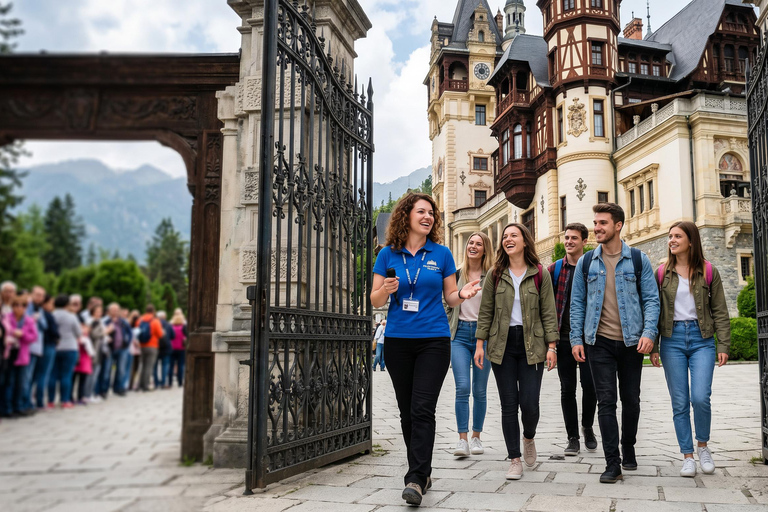Bucharest: Wednesday’s Nevermore, Bran & Peles Castles Tour Audio guide in 24 languages