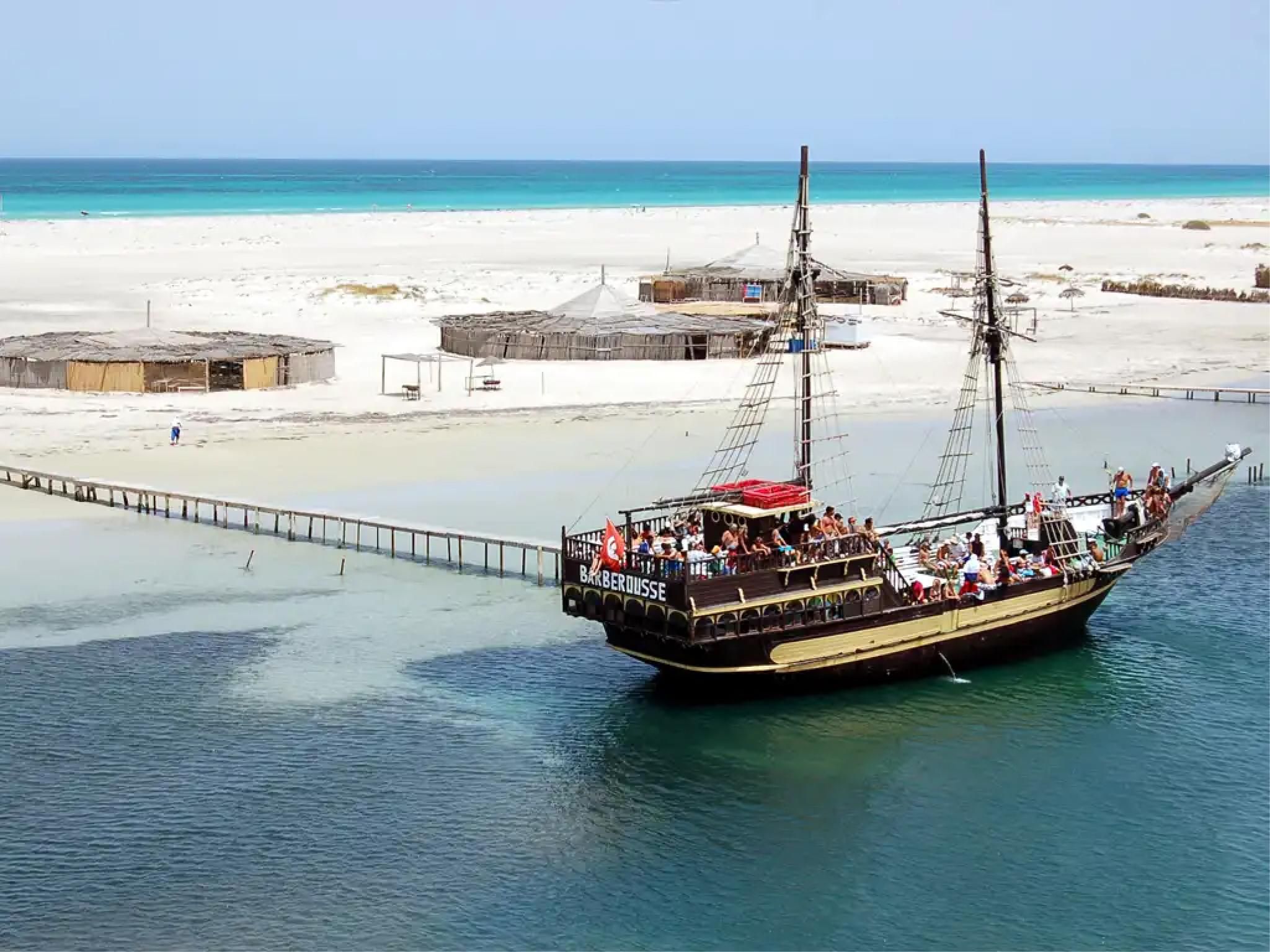 Djerba: Bootsfahrt auf dem Piratenschiff Barbarossa ⭐⭐⭐⭐⭐