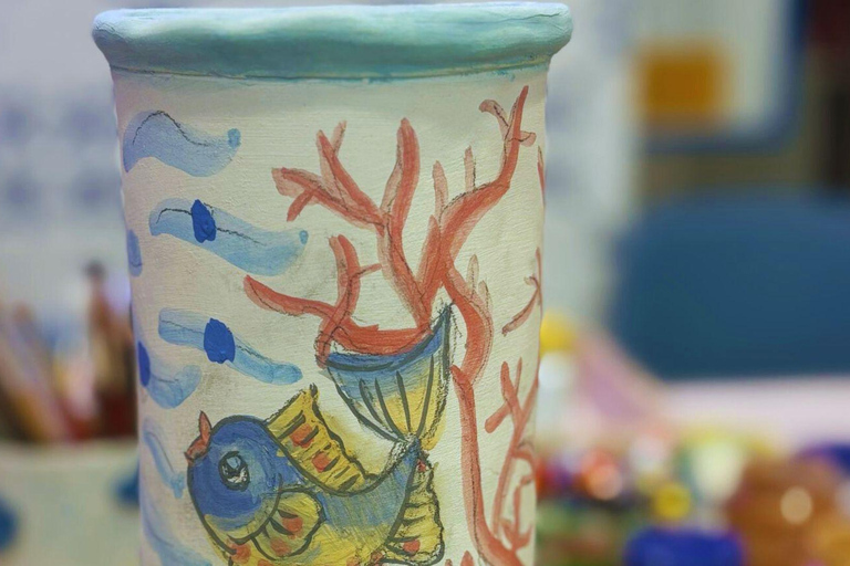Naples: Ceramic Workshop with Decoration and Aperitif