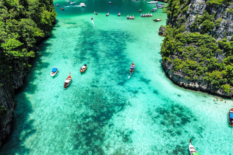 Phuket: Phi Phi, Bamboo &amp; Maithon by Premium Speed CatamaranJoin-In Day Trip Including National Park Fee