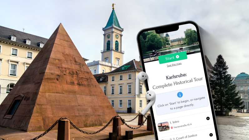 Karlsruhe: Complete Self-guided Audio Tour on your Phone