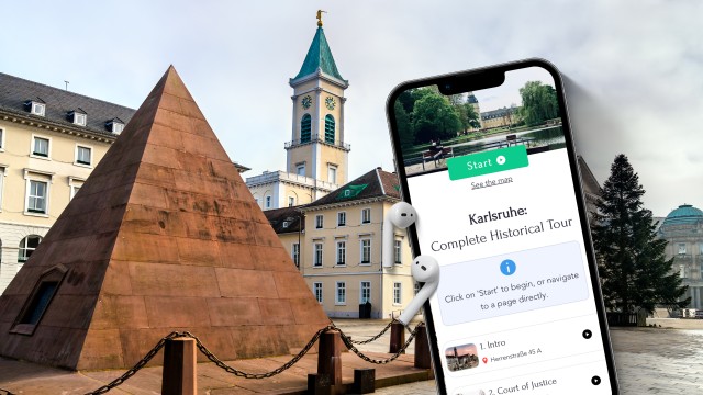 Visit Karlsruhe Complete Self-guided Audio Tour on your Phone in Karlsruhe, Germany