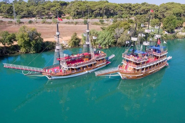 From Alanya : Manavgat Boat Tour and Manavgat Waterfall Tour