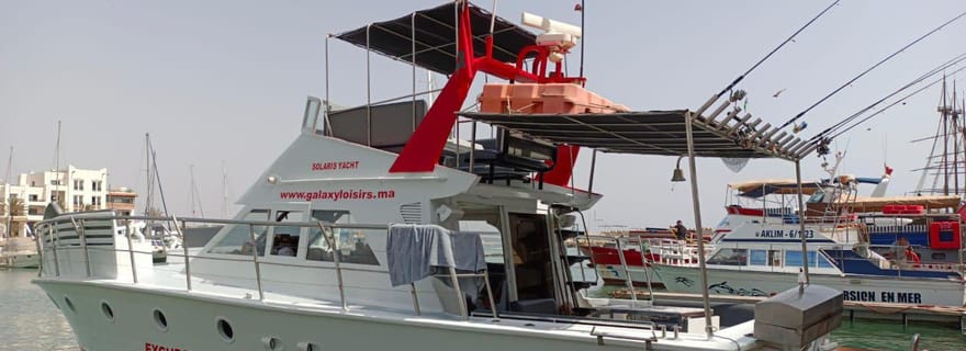 Agadir : tour en bateau avec déjeuner, pêche et jet ski