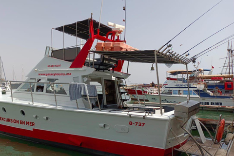 Agadir : tour en bateau avec déjeuner, pêche et jet ski