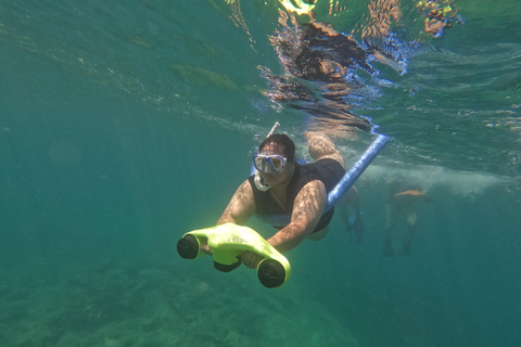 Pafos: Wycieczka skuterem morskim na obserwację żółwi i snorkelingPafos: Wycieczka skuterem morskim na oglądanie żółwi i snorkeling