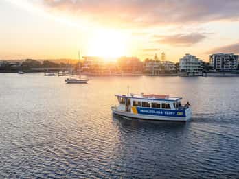 Mooloolaba: Hop-On Hop-Off Ferry Return Ticket